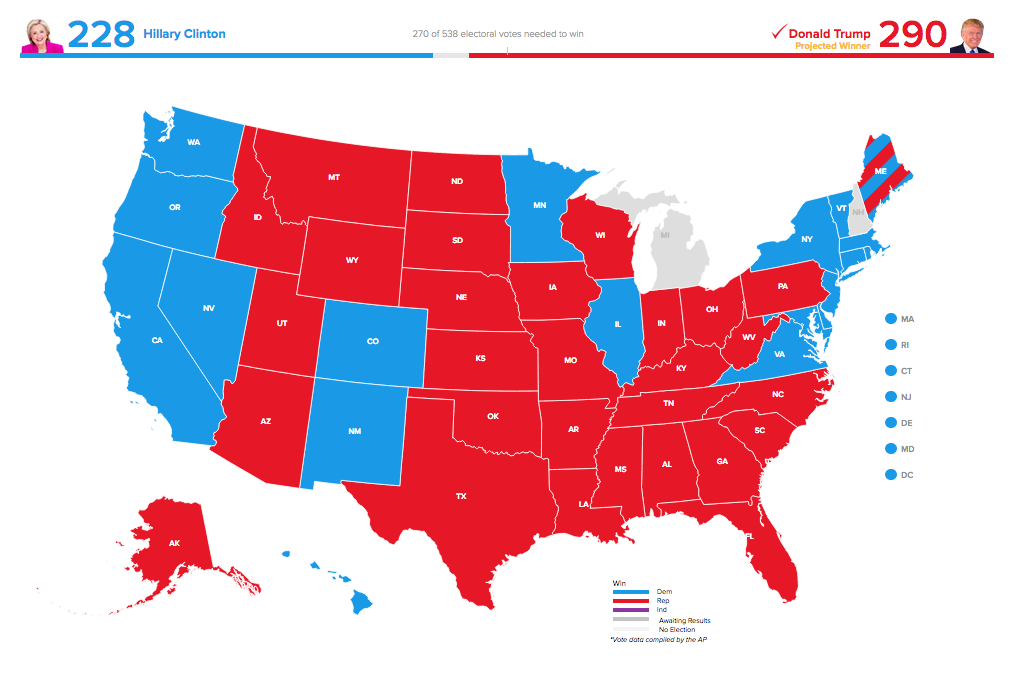 アメリカの今 〜トランプ氏の当選後〜